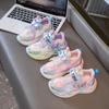 Girls Sneakers Princess Style Non-slip Kids Running Shoes Thick Soft Sole 2025 Brand New Children Sport Shoes Colorful Butterfly