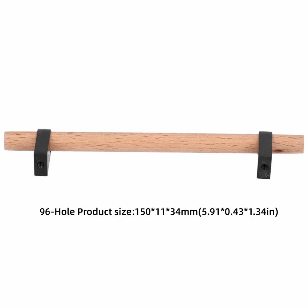 Smooth Finish Cabinet Pulls Zinc alloy Solid Wood Handles Stable Drawer Pulls Kitchen