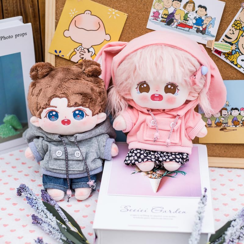 Bule Maple Stuffed Clothes Stuffed Clothes 15cm 20cm Rabbit Ears Parka