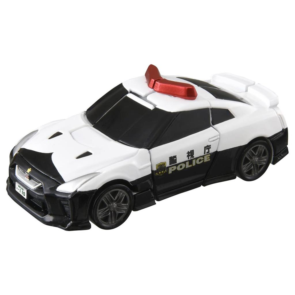 TAKARA TOMY Tomica Job Labor TJBDX Unite Police Braver Patrol Car & Police Motorcycle Combination Set, Miniature Car Toy, Ages 3 and Up