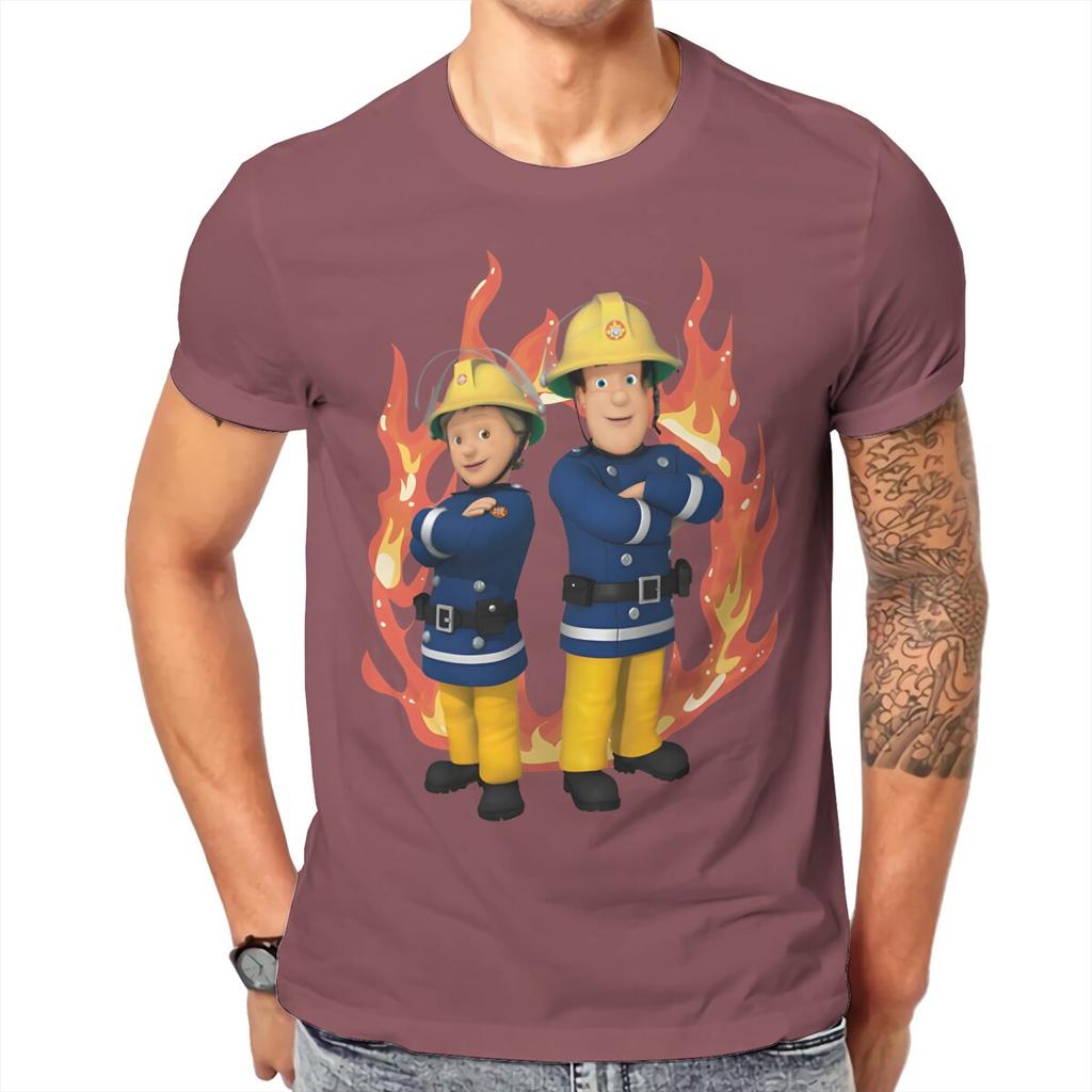 Fireunisex Sam Anime Wallace And Gromit Tshirt Graphic Unisex Tops Vintage Alternative Summer Cotton Clothes Harajuku T Shirt