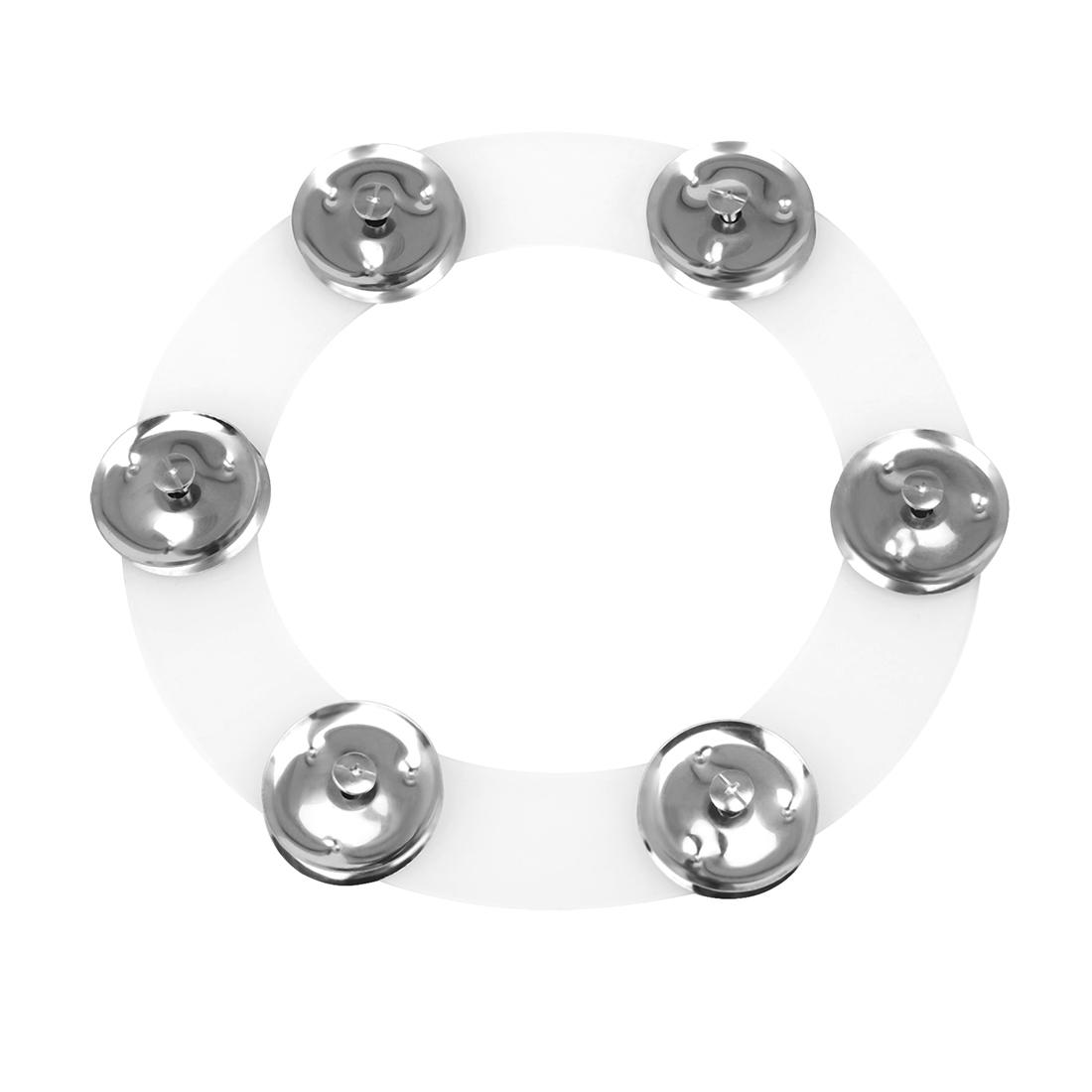 IRIN Cymbal Ring Bell Cymbals Hi Hat Tambourine Drum Set Tambourine Stainless Steel Bells Percussion Instrument Accessories