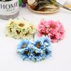 36pcs Handmade Gerbera Fashion Home Garden Bride Diy Wreath Material Wedding Banquet Decoration Artificial Flower Scissors Crown