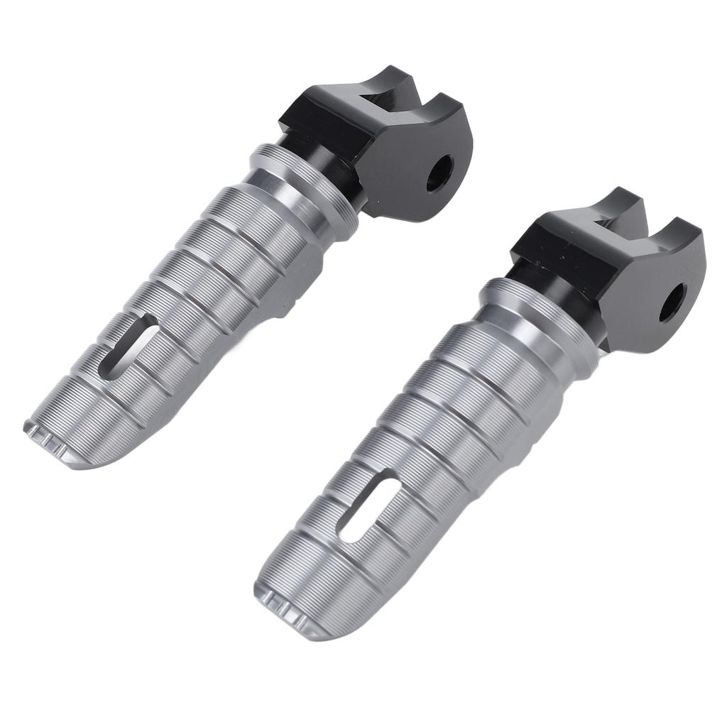 Motorcycle Front Foot Pegs Short Handle Anti Slip Aluminum Alloy Sturdy High Strength Footrest Pegs Pedals For T100