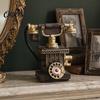 Victoriaanse Stijl Telefoon Telefoon Hars Beeldje, Retro Model Standbeeld met Mat Afwerking, Slijtvaste Ouderwetse Bureau Decoratie voor Thuis Kantoor