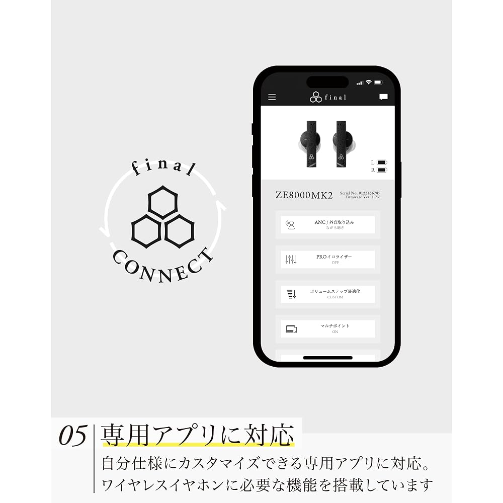 final ZE8000 MK2 2023 Flagship Wireless Earphones: Advanced High-Definition 8K Sound, Bluetooth 5.2, IPX4 Waterproof, Stable aptX Adaptive Connection,