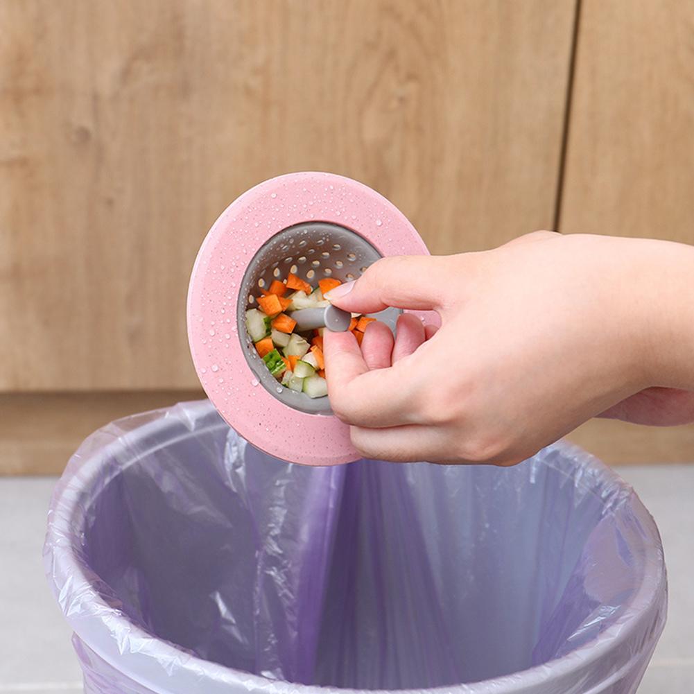 Anti-blocking Sink Strainer Basket with Handle for Kitchen Washing