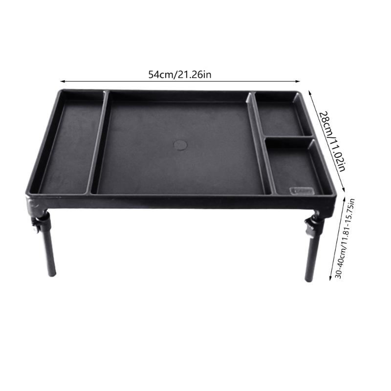 Masă Pliabilă pentru Momeală de Pescuit, Birou Ajustabil pentru Picnicuri cu Picioare Extensibile, Masă Pliabilă pentru Camping în Aer Liber, Ușor de Utilizat