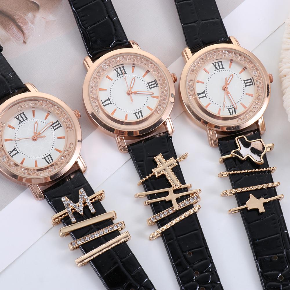 Decoration For Apple Watch Band Diamond Jewelry Charms for iWatch Bracelet Silicone Strap Accessories Galaxy Watch 5/4/Classic/3