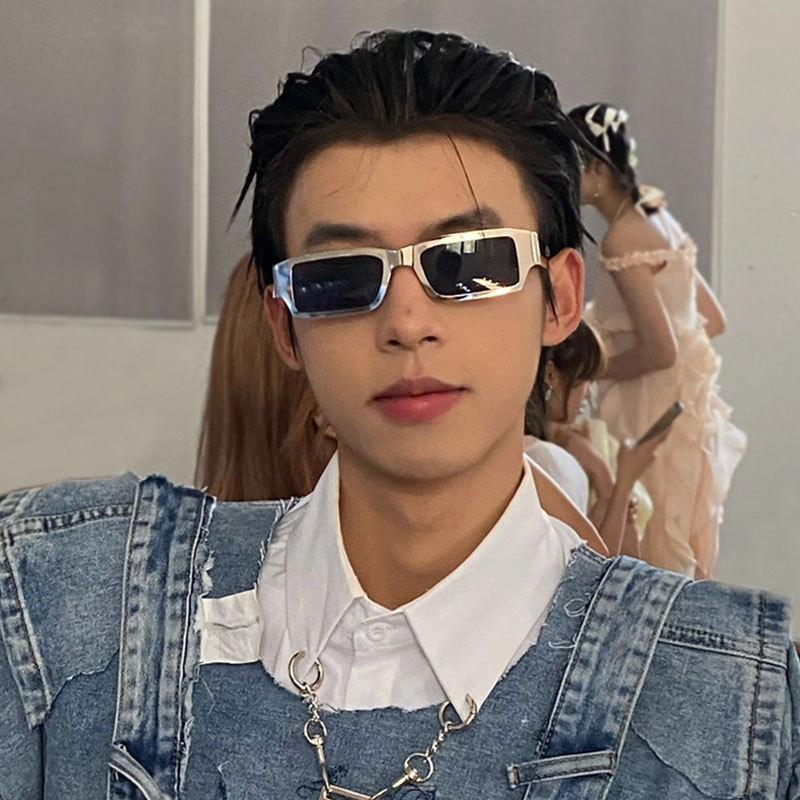 New Fashion Vintage Sunglasses Women Men Brand Designer Retro Rectangle Sun Glasses Female Male Popular Punk Square Eyewear