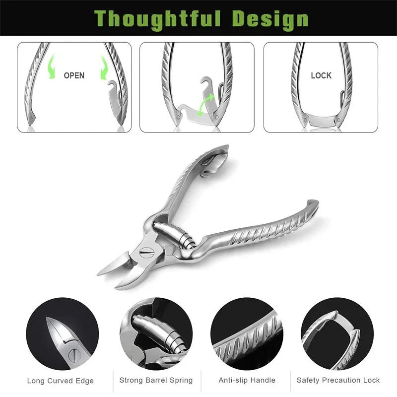 Nail Cuticle Nipper Scissors Stainless Steel Manicure Colorful Clipper Dead Skin Remover Pedicure Pliers