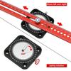 WON Woodworking Compass Ruler 12 Inches Aluminum Alloy Drawing Compass Parallel Vertical Crossing Ruler T-Type Drawing Ruler