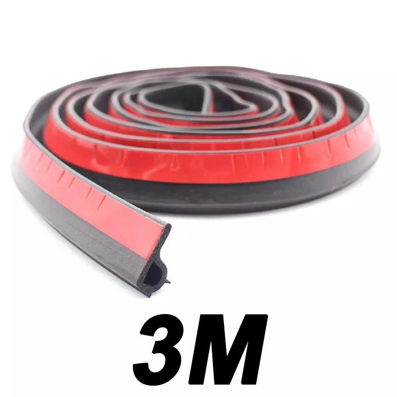 

3/5M P Type Car Door Edge Seal Strip Universal Rubber Sealing Strips Weatherstrip Anti-dust Rainproof Moulding Styling for Truck 3m