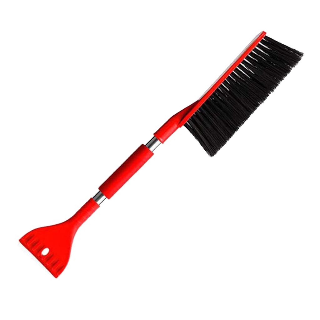 2 In 1 Snow Brush Multifunctional Lightweight Adjustable Angle Ice Scraper with Ergonomic Grip for Vehicle Windshield