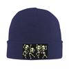 Dancing Skeleton Funny Warm Knitted Cap Fashion Bonnet Hat Autumn Winter Outdoor Beanies Hats for Men Women Adult