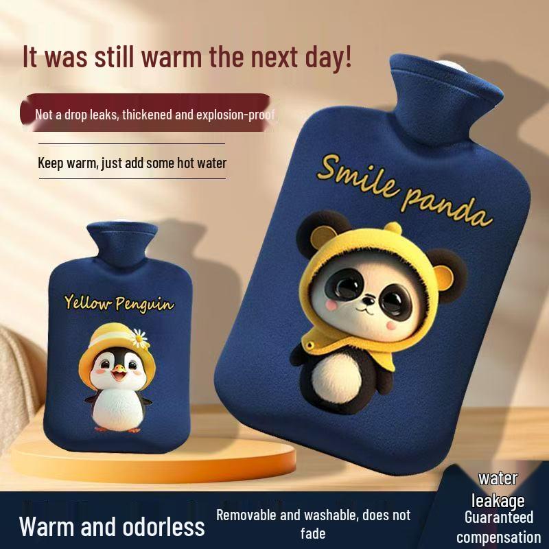 Взрывозащищенная мультяшная грелка для горячей воды - Уютная грелка для рук для студентов