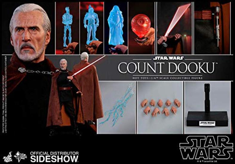 Star Wars Episode Attack of the Clones Scale Count Dooku [Movie Masterpiece] II 1/6 Figure