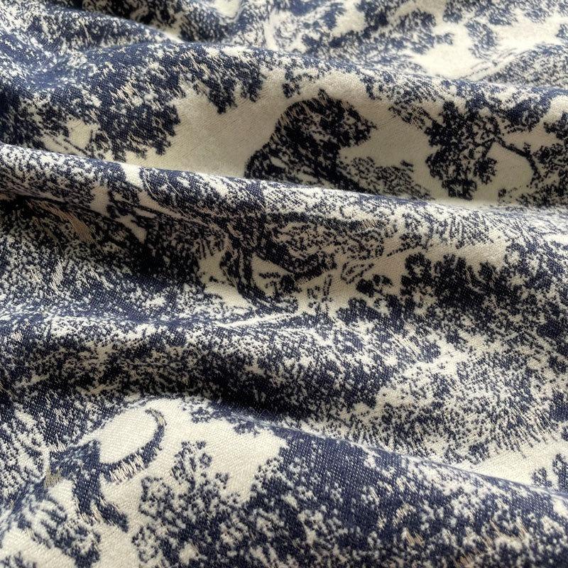 New Jacquard Square Scarf Women's Light Luxury High-end Imitation Cashmere Shawl Versatile Thickened Scarf