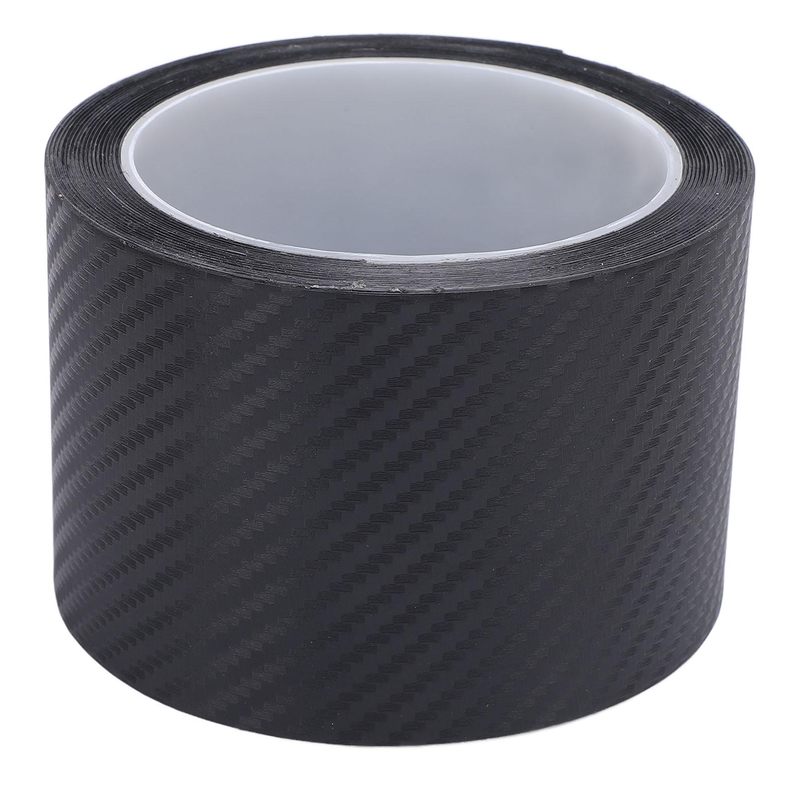 

Защита порога двери автомобиля 16,5 футов X 2,7 дюйма, водонепроницаемая 3D-замороженная защита порога из углеродного волокна