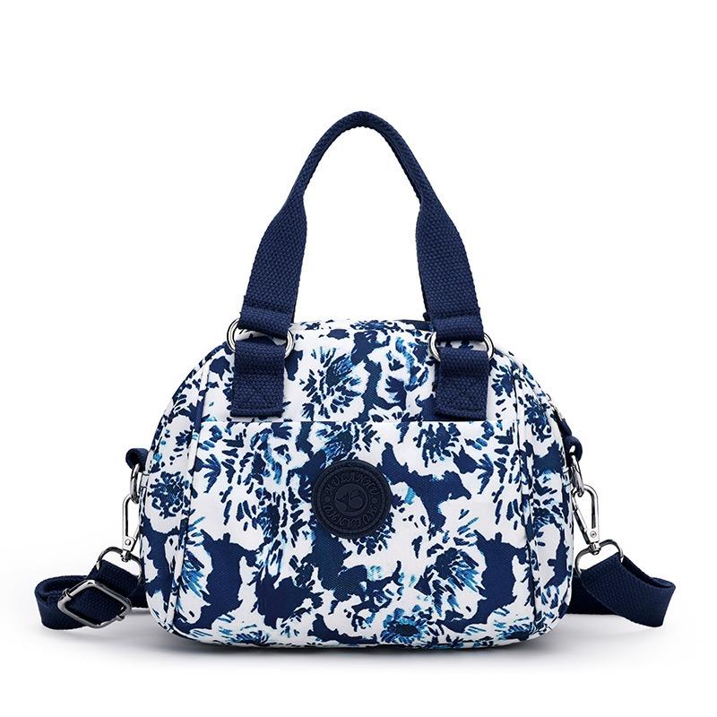 

Модная сумка через плечо с принтом, новая многокарманная повседневная трендовая сумка-мессенджер, нейлоновая универсальная сумка для женщин