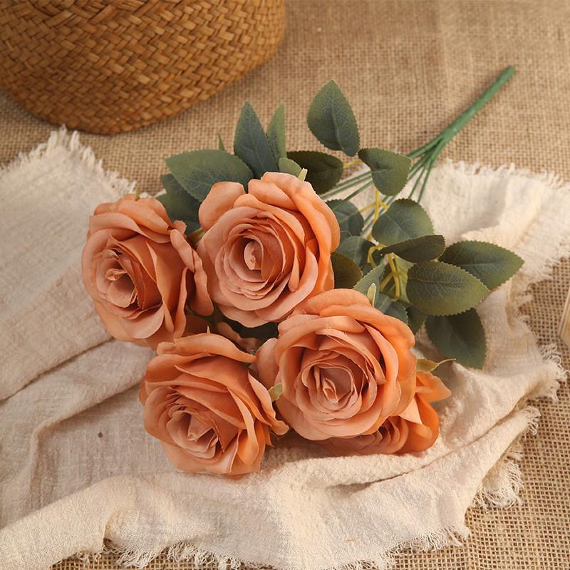 Rose Silk Flowers Party Decoration For Weddings And Celebrations
