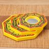Small Outdoor Bagua Mirror: Convex/Concave Door & Window Ornament with Wooden Board