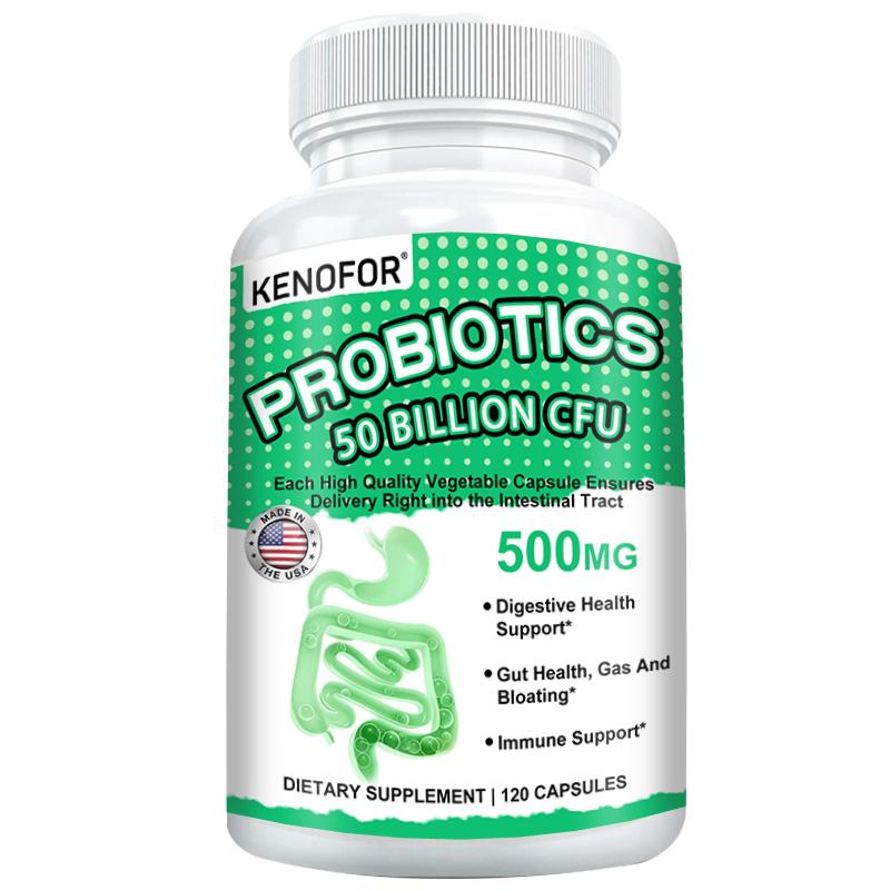 Probiotic Complex 50 Billion Cfu Dietary Supplement, 120 Capsules Per Bottle 120 Capsules