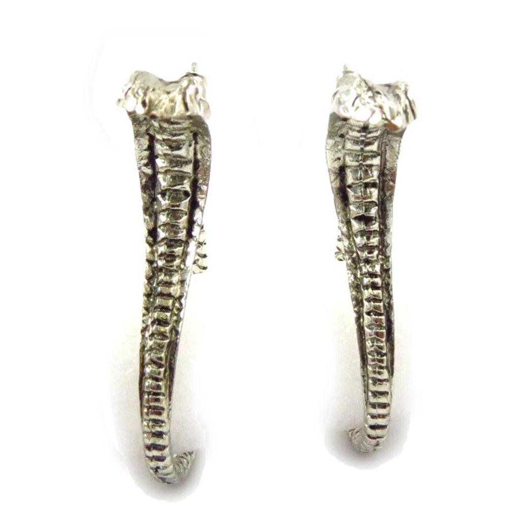 Les Trésors De Lily [J7117] - Silver 'Tentation' Designer Earrings - 5x3 Cm