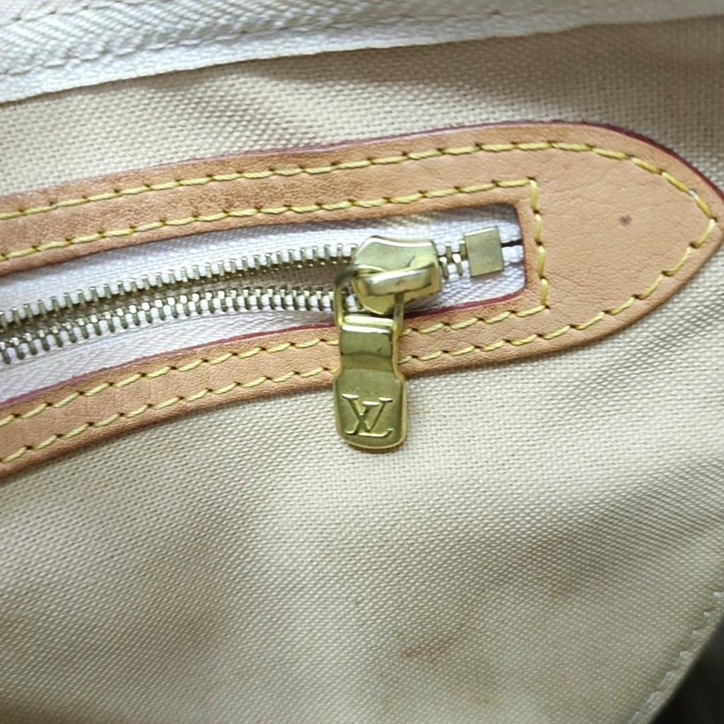 [Pre-Owned] Speedy Pillow Bag Classic Checkered No Shoulder Strap Canvas And Leather Shoulder Crossbody Tote Bag 25 - Fair #K1CE7Z