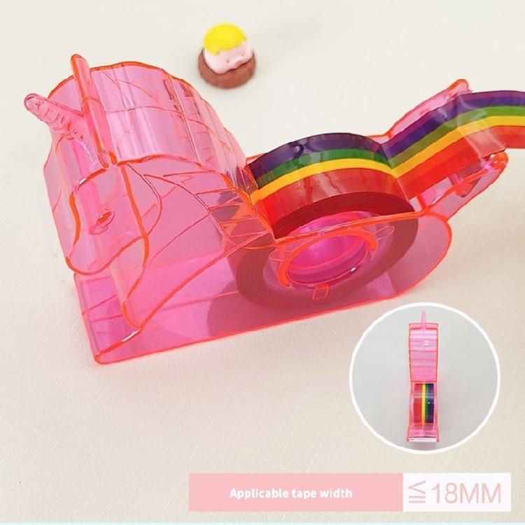 Flamingo Tape Dispenser Packaging Tape Cutter Cartoon Animal Tape Cutting Tool Desktop Tape Holder for Student
