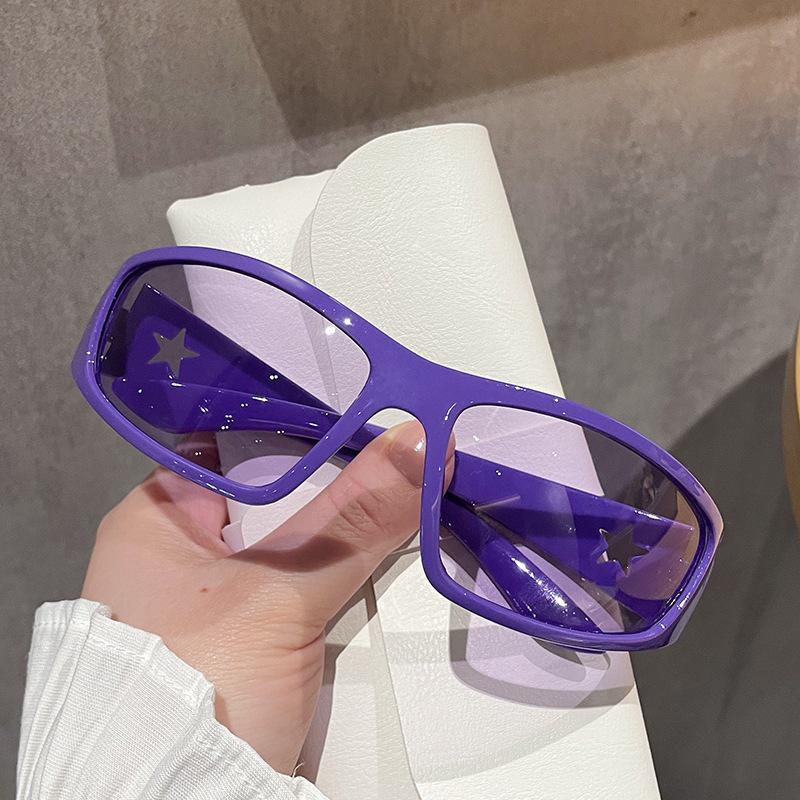 Silver Windproof Sunglasses: European  American Street Style, Hip Hop  Cycling Glasses