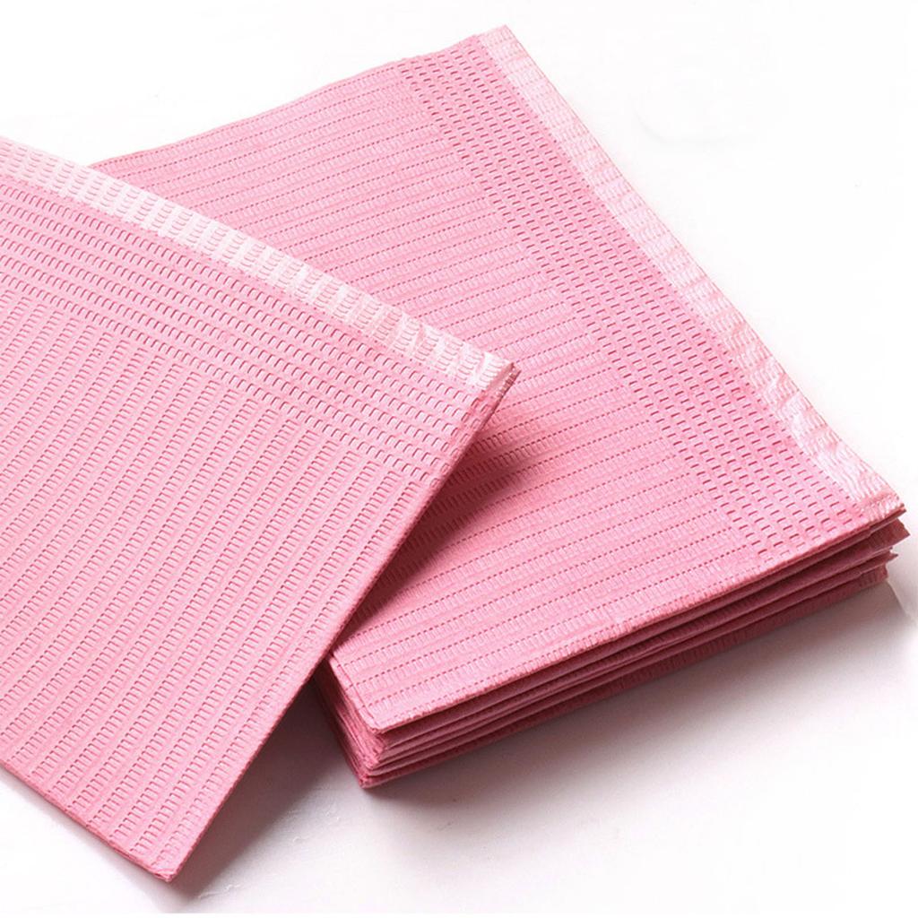 125PCS Tattoo Clean Pad Good Absorption Thick Cloth Disposable Tattoo Tablecloth for Tattooist Pink