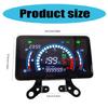 Motorcycle Dashboard Digital Gauge Panel Instrument Cluster 12V Speed Odometer Enhanced Visibility Suitable for 150 3.0