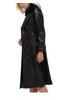 Stylish Long Coat Real Lambskin Leather Women Trench Coat Handmade Formal Casual