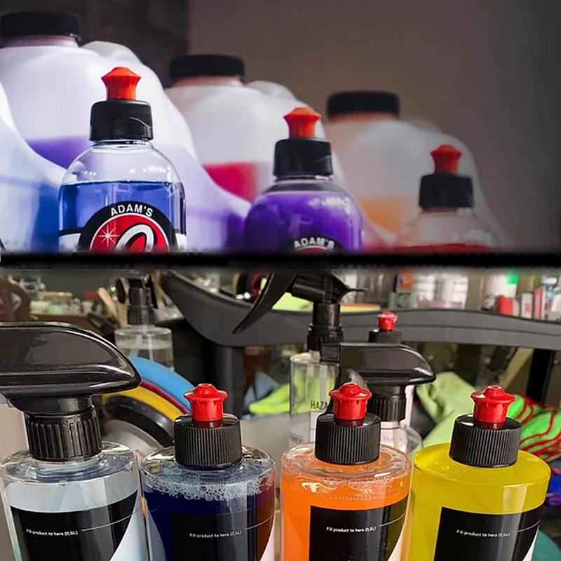 28mm Car Care Wax Bottle Pull Top Caps for Tire Shine Leakproof Travel Use Detailing Tools For Clean Vehicle