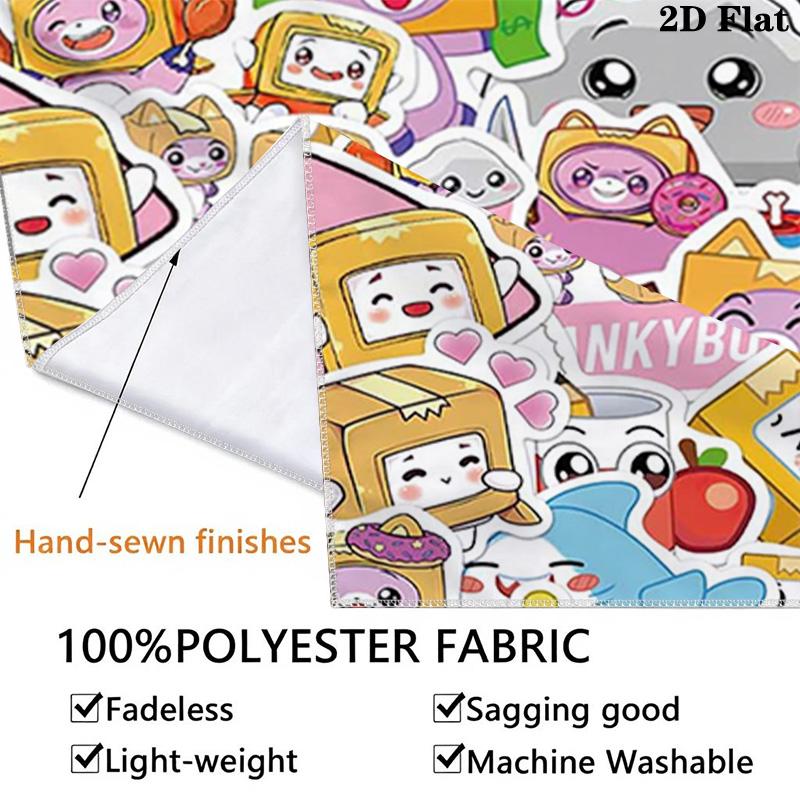 LankyBox Cartoon Pattern Home Decor Tapestry, Wall Hanging, Decorative RV Wall Cloth.ZGT0914061