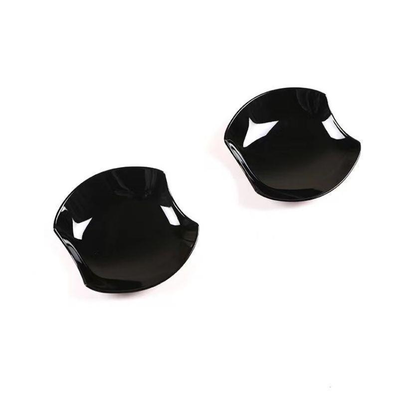 Coppa Maniglia Porta in Fibra di Carbonio Nera Lucida per Nissan Qashqai/Dualis 06-13