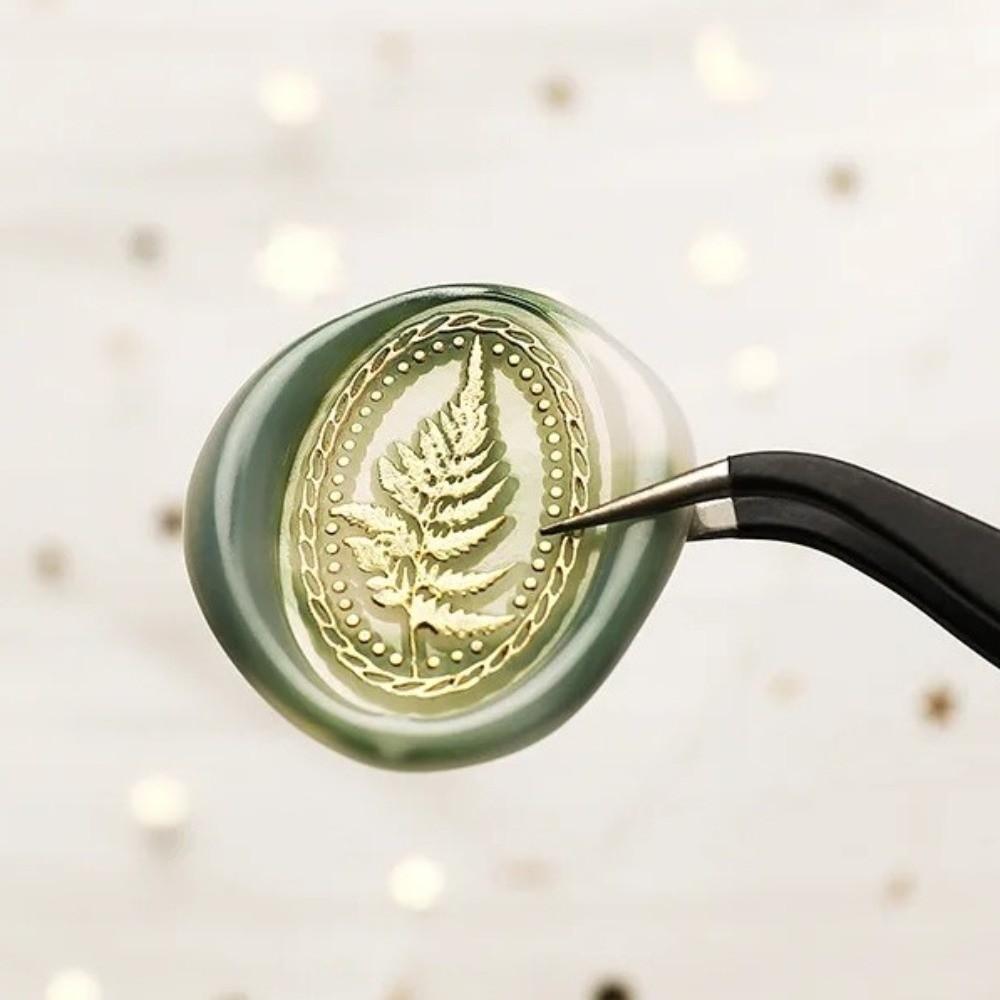 Round Scrapbooking Sealing Wax Brass Sealing Wax Supplies Creative Wax Seal Stamp Scrapbooking