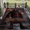 Custom Text Dracula Pattern Floor Rug Soft Indoor Carpet Mat Living Room Bedroom