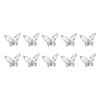 3D Nail Art Charms Bow-Nail Rhinestones Nail Gems Alloy Butterfly-Nail Crystals Diamonds for DIY Nail Art Decorations