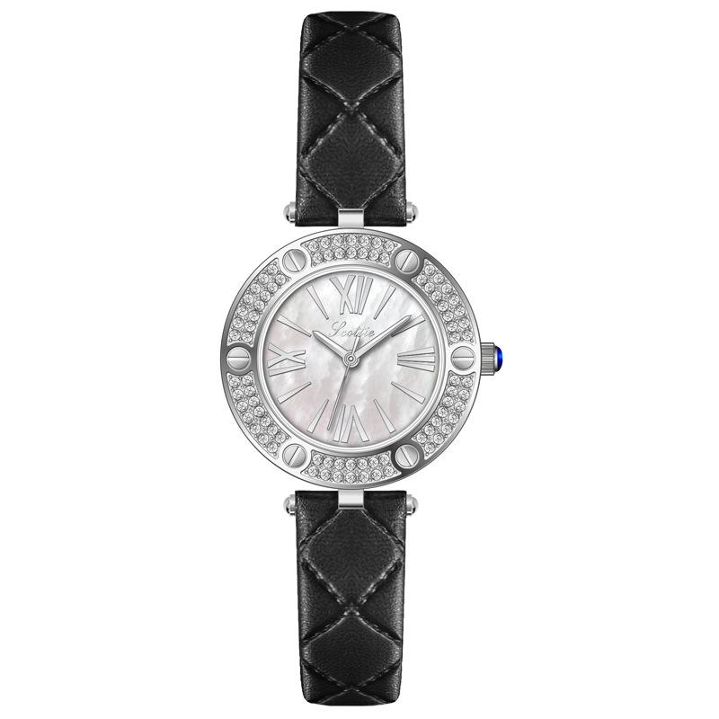 Watch Female Niche Ladies Watch Sense Small Fragrant Wind Fritillary Face Steel Belt Women'S Watch 9620