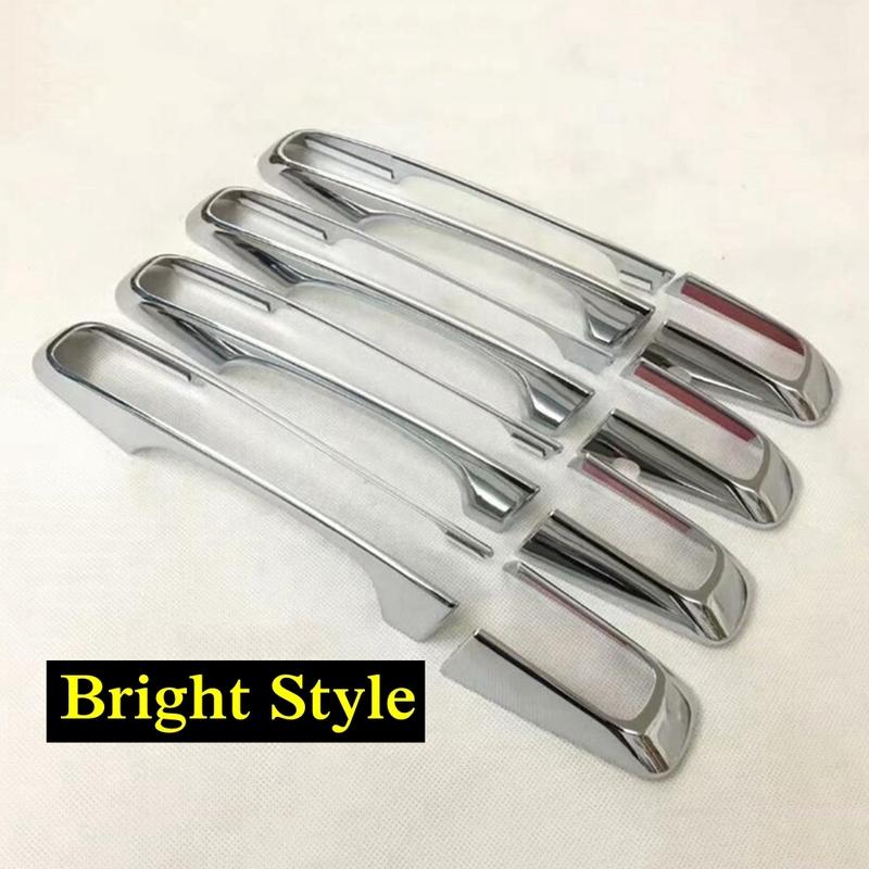 Car Door Handle Frame Molding Decoration Protection Cover Trim For Jaguar XF 2016 - ABS Matte / Chrome Accessories Exterior