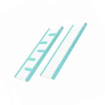 Doppelseitige Kinder Holzrutsche Rutschbrett für Klettergerüst Kinderzimmer Spielplatz Indoor Mini türkis