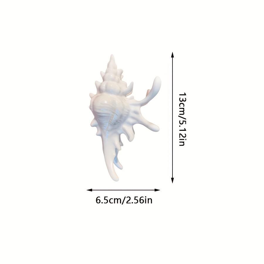 Niche Fashion Seaside Vacation Style Conch Hair Grab Clip Ocean Hair Accessories Headwear Niche Gifts Back of Head Hair Styling