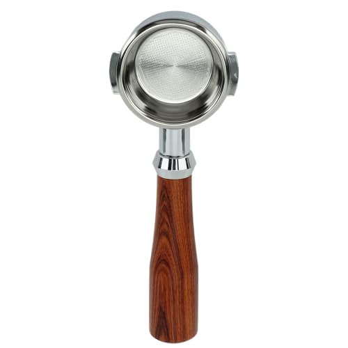 Coffee Portafilter, Handheld Coffee Portafilter, Bottomless Portafilter, Improved Extraction, Aluminum Alloy, Easy To Clean, 58mm, Coffee Supplies