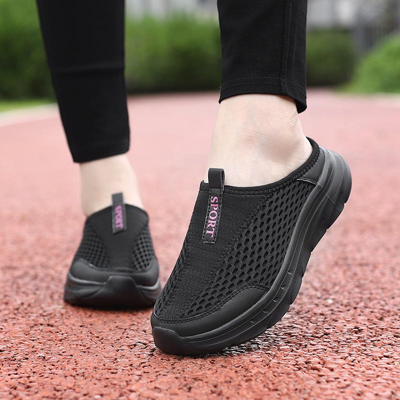 35-48 Unisex Pantofole Mezzepunte Traspiranti Ultraleggere Indoor / Outdoor Pantofole da Donna Taglia Grande Pantofole da Uomo Sandali a Mezzapunta