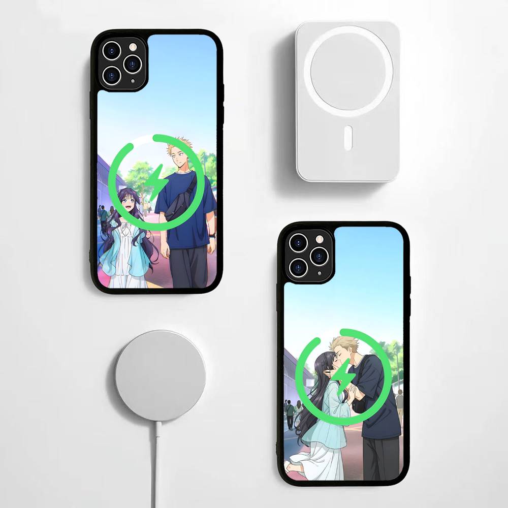 Anime Cute Kaoruko And Rintarou For Magsafe Magnetic Phone Case for iPhone 17 16 15 14 13 12 11 Plus Pro Max PC+TPU Cover