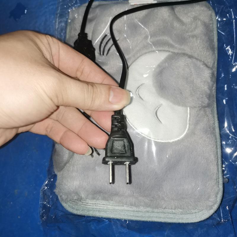 New Cartoon Electric Hot  Reusable Plush Hot Water Bag For Girl Gift, Charging Heating Water Bags Winter Warm Hand Pocket
