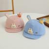 Cartoon Rabbit Ears Cartoon Peaked Hat Soft Brim Sun Hat Cute Sunshade Visors  Boys Girls Kids