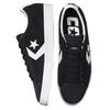 Converse Cons PL Vulc Pro Comfortable and Casual Non-slip and Wear-resistant Lightweight Low-top Board Shoes Unisex Black and White